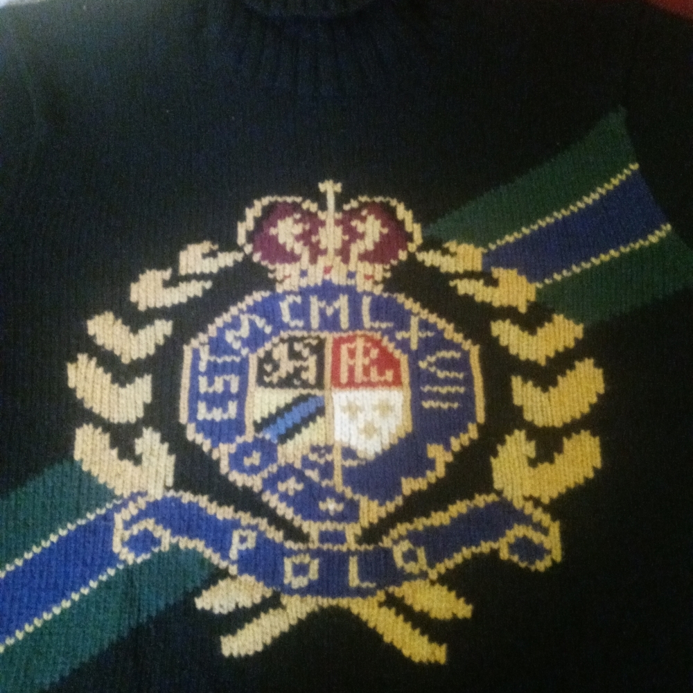Ralph lauren crest sweater